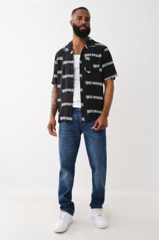 MONOGRAM LOGO CAMP COLLAR SHIRT, image 4