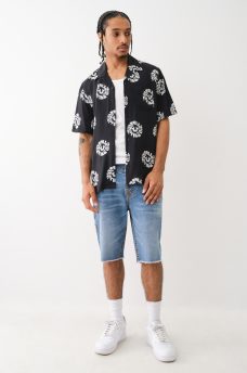 SWIRL LOGO CAMP COLLAR SHIRT, image 5