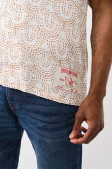 HORSESHOE STITCH CAMP COLLAR SHIRT, image 4