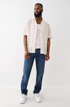 HORSESHOE STITCH CAMP COLLAR SHIRT, image 5