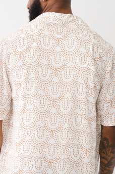 HORSESHOE STITCH CAMP COLLAR SHIRT, image 6