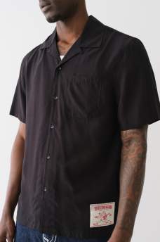 CAMP COLLAR SHORT SLEEVE SHIRT, image 1