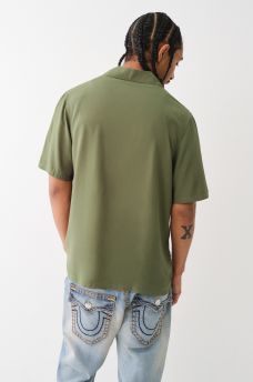 CAMP COLLAR SHORT SLEEVE SHIRT, image 3