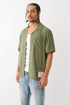 CAMP COLLAR SHORT SLEEVE SHIRT, image 5