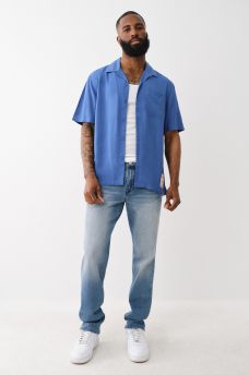 CAMP COLLAR SHORT SLEEVE SHIRT, image 2