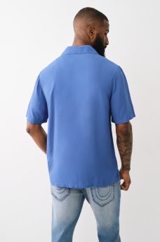 CAMP COLLAR SHORT SLEEVE SHIRT, image 3