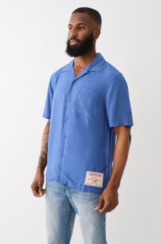 CAMP COLLAR SHORT SLEEVE SHIRT, image 5