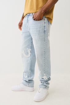 BOBBY WARPED PUFF PRINT BAGGY JEAN, image 5
