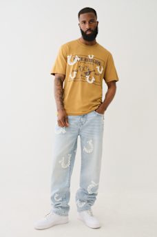 BOBBY WARPED PUFF PRINT BAGGY JEAN, image 6