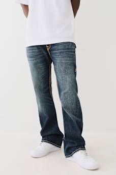 JOEY PICK STITCH FLAP FLARE JEAN , image 2
