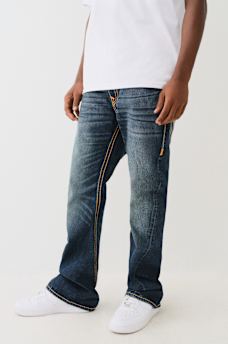 JOEY PICK STITCH FLAP FLARE JEAN , image 3