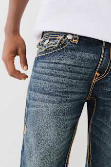 JOEY PICK STITCH FLAP FLARE JEAN , image 4
