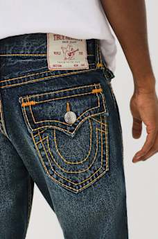 JOEY PICK STITCH FLAP FLARE JEAN , image 1