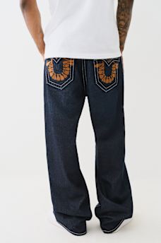 VINNY BIG T EMBROIDERED ULTRA BAGGY JEAN, image 2