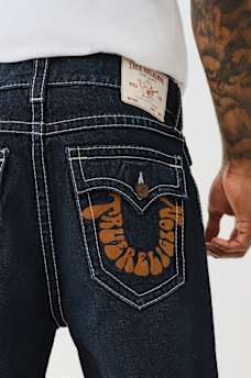 VINNY BIG T EMBROIDERED ULTRA BAGGY JEAN, image 1