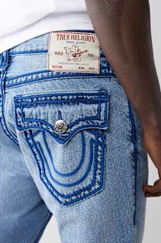 RICKY ROPE STITCH FLAP STRAIGHT JEAN, image 1