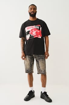 RICKY MARLED SUPER T FRAYED SHORT, image 4