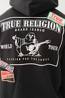 BIG T PATCH ZIP HOODIE, image 2