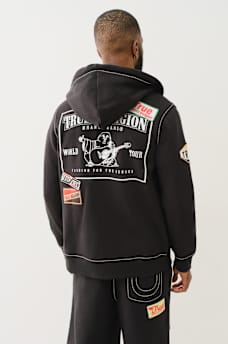 BIG T PATCH ZIP HOODIE, image 6