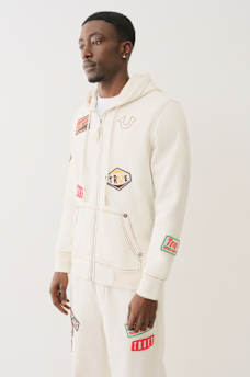 BIG T PATCH ZIP HOODIE, image 6