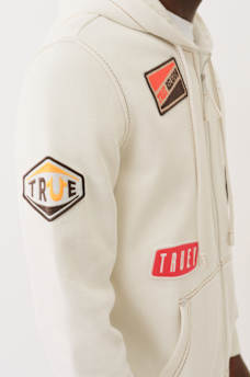 BIG T PATCH ZIP HOODIE, image 8