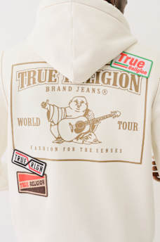 BIG T PATCH ZIP HOODIE, image 1