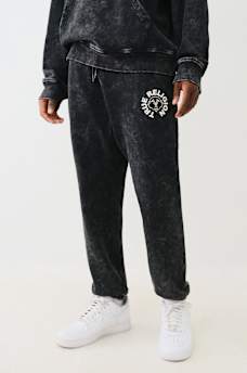 MINERAL WASH BUDDHA FACE JOGGER, image 1