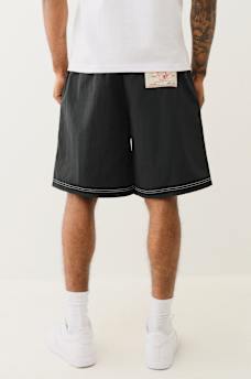 BELTED NYLON TRUE FLAG SHORT, image 6