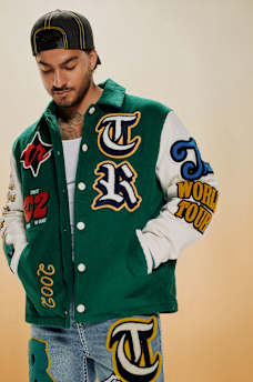 CORDUROY VARSITY JACKET