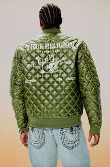 QUILTED FIGHTER BOMBER JACKET, image 2