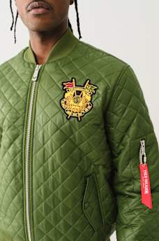 QUILTED FIGHTER BOMBER JACKET, image 4