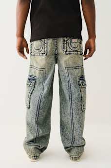 DENIM BIG T CARGO PANT, image 5