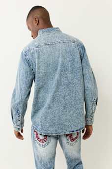LONG SLEEVE DENIM WORKWEAR SHIRT, image 4