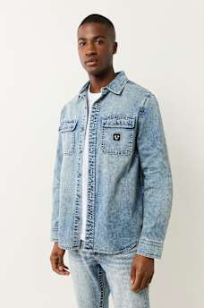 LONG SLEEVE DENIM WORKWEAR SHIRT, image 5