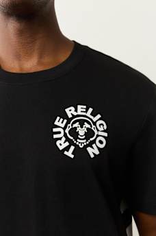 PUFF PRINT BUDDHA FACE TEE, image 3