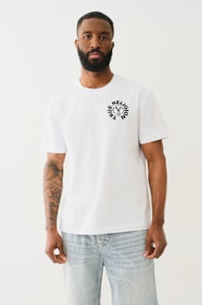 PUFF PRINT BUDDHA FACE TEE, image 2