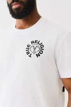 PUFF PRINT BUDDHA FACE TEE, image 4