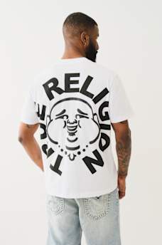 PUFF PRINT BUDDHA FACE TEE, image 5