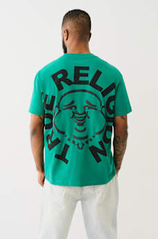 PUFF PRINT BUDDHA FACE TEE, image 5