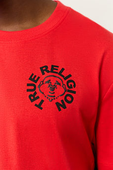 PUFF PRINT BUDDHA FACE TEE, image 3