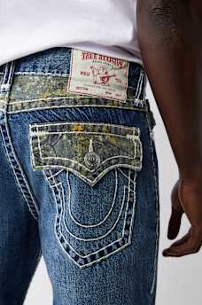 RICKY BUDDHA CAMO SUPER T STRAIGHT JEAN, image 1