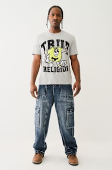DENIM BIG T CARGO PANT, image 6