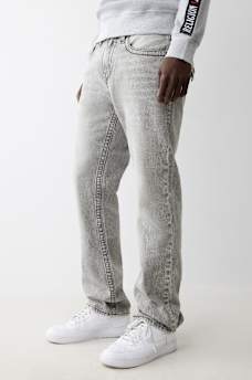 RICKY MESH EMBROIDERED HORSESHOE STRAIGHT JEAN, image 3