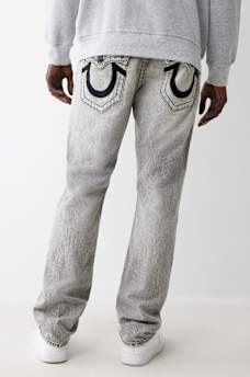 RICKY MESH EMBROIDERED HORSESHOE STRAIGHT JEAN, image 4