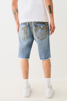 RICKY SUPER T DISTRESSED FLAP DENIM SHORT, image 5