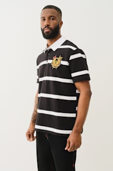 STRIPED CREST POLO SHIRT, image 4