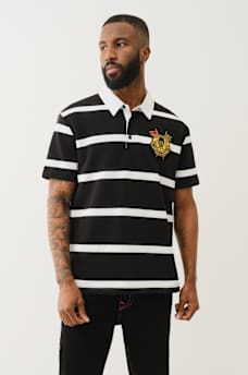 STRIPED CREST POLO SHIRT, image 1