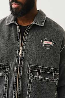 DENIM BIG T WORKWEAR JACKET, image 2