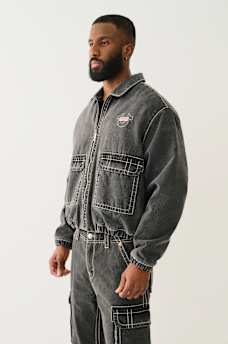 DENIM BIG T WORKWEAR JACKET, image 4