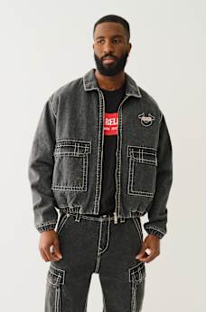 DENIM BIG T WORKWEAR JACKET, image 7